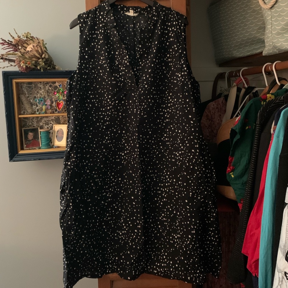 3X // Eileen Fisher sleeveless cotton dress